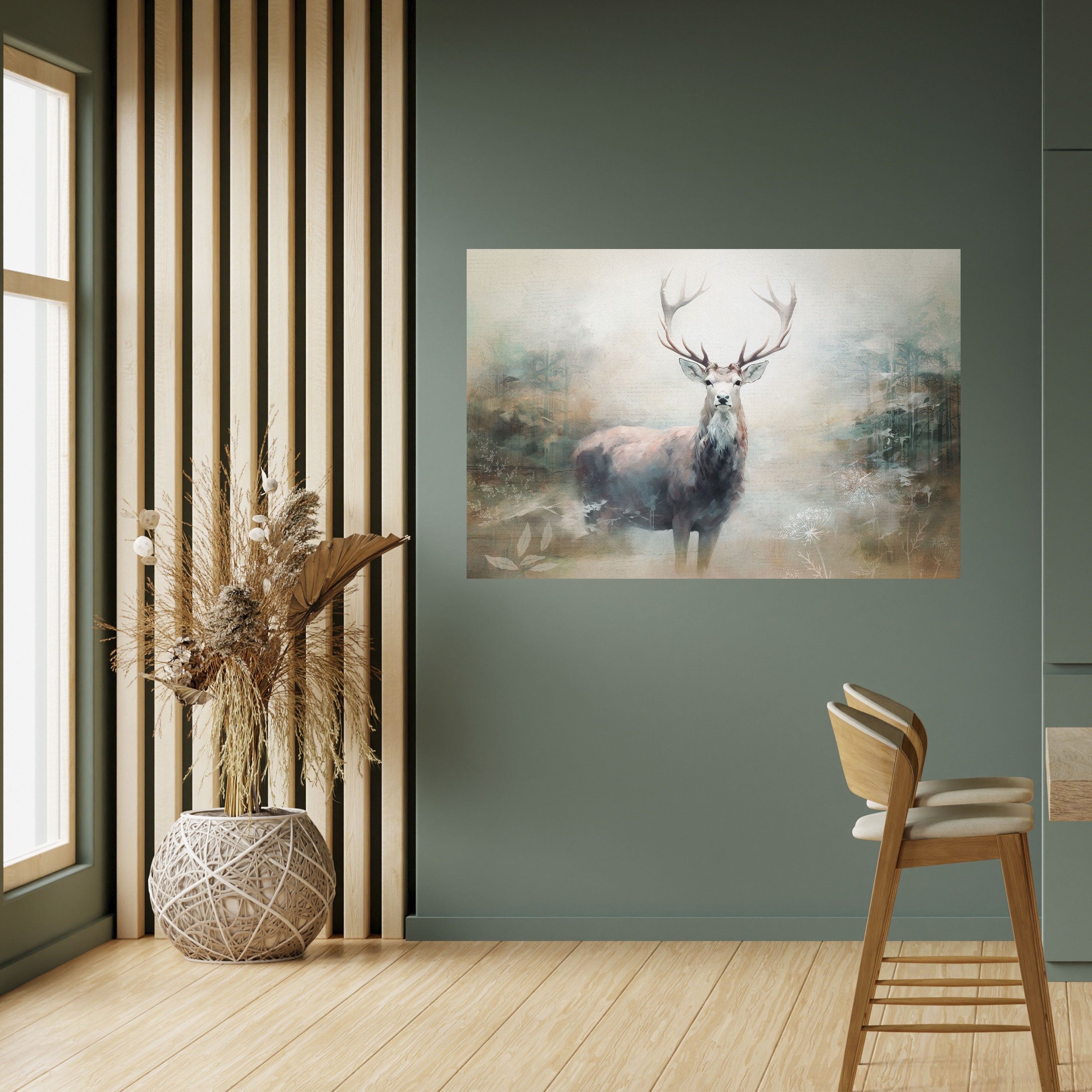 FOREST KING Peel and Stick Horizontal Poster