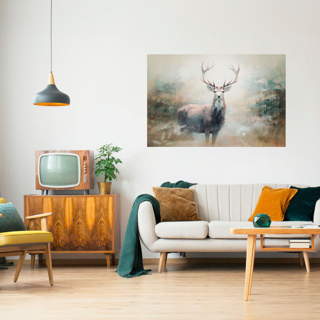 FOREST KING Peel and Stick Horizontal Poster