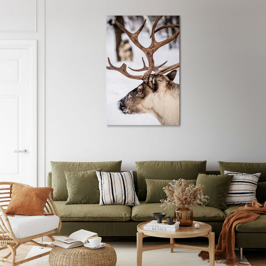 WHISPERS OF FROST Vertical Canvas Print