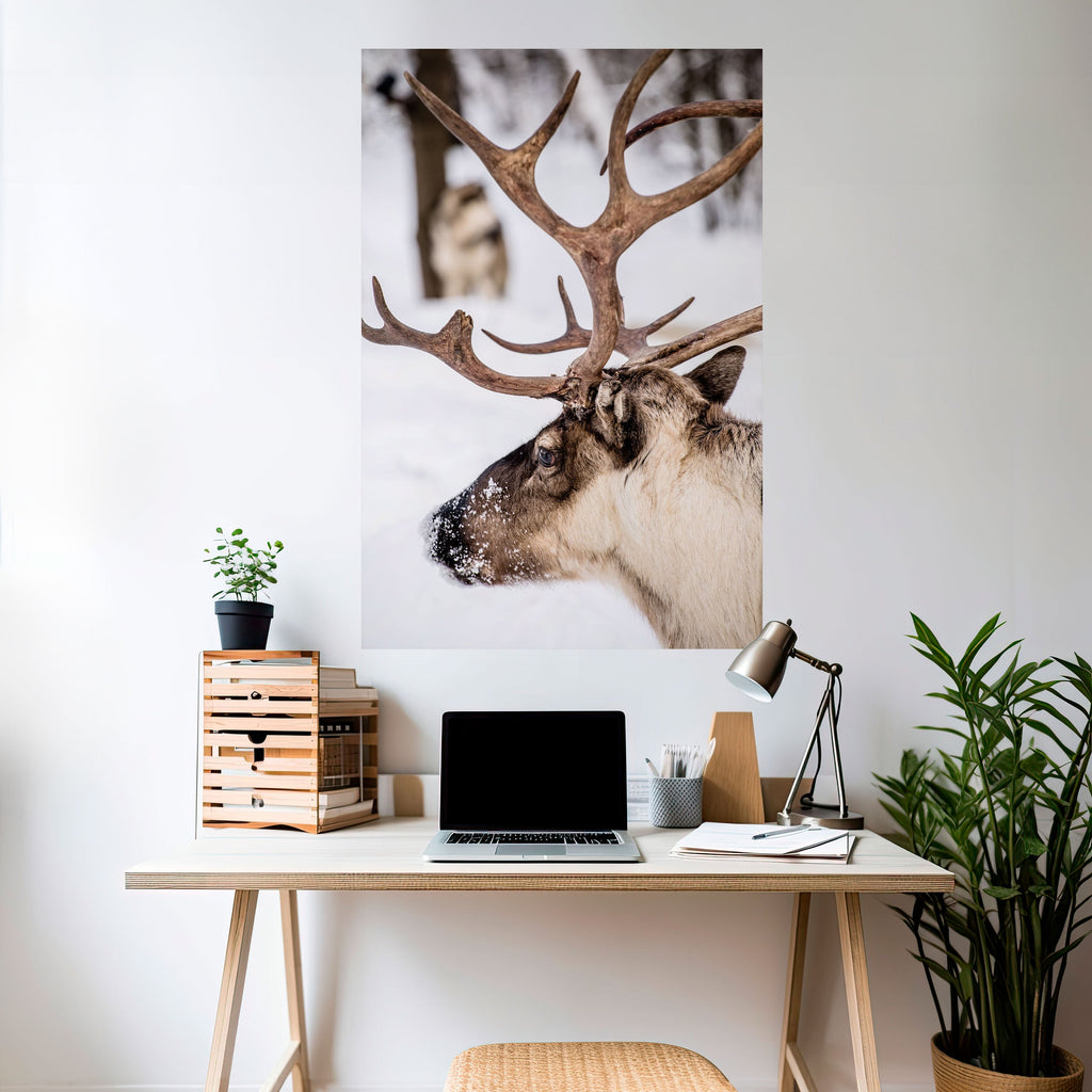 WHISPERS OF FROST Peel and Stick Vertical Poster