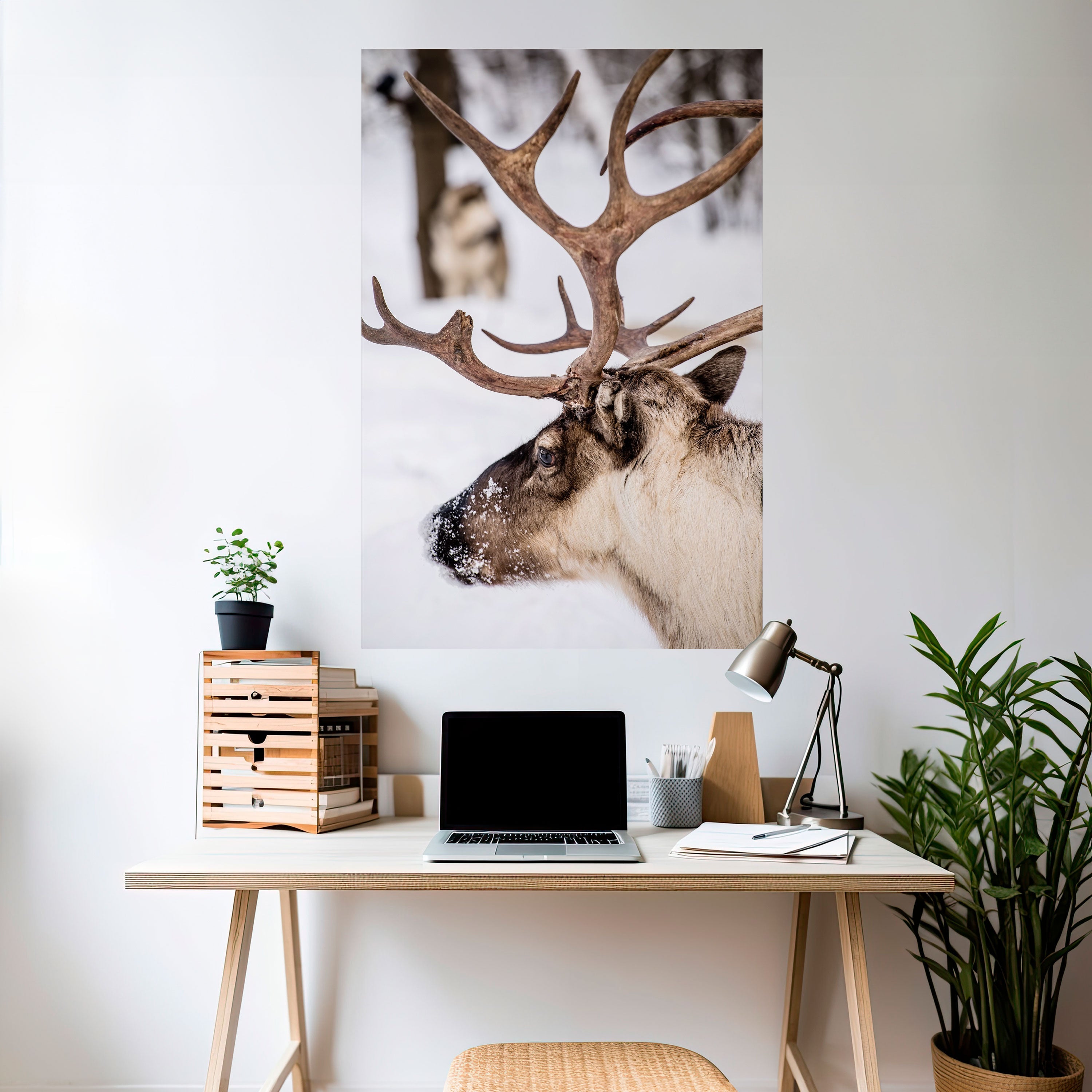 WHISPERS OF FROST Peel and Stick Vertical Poster