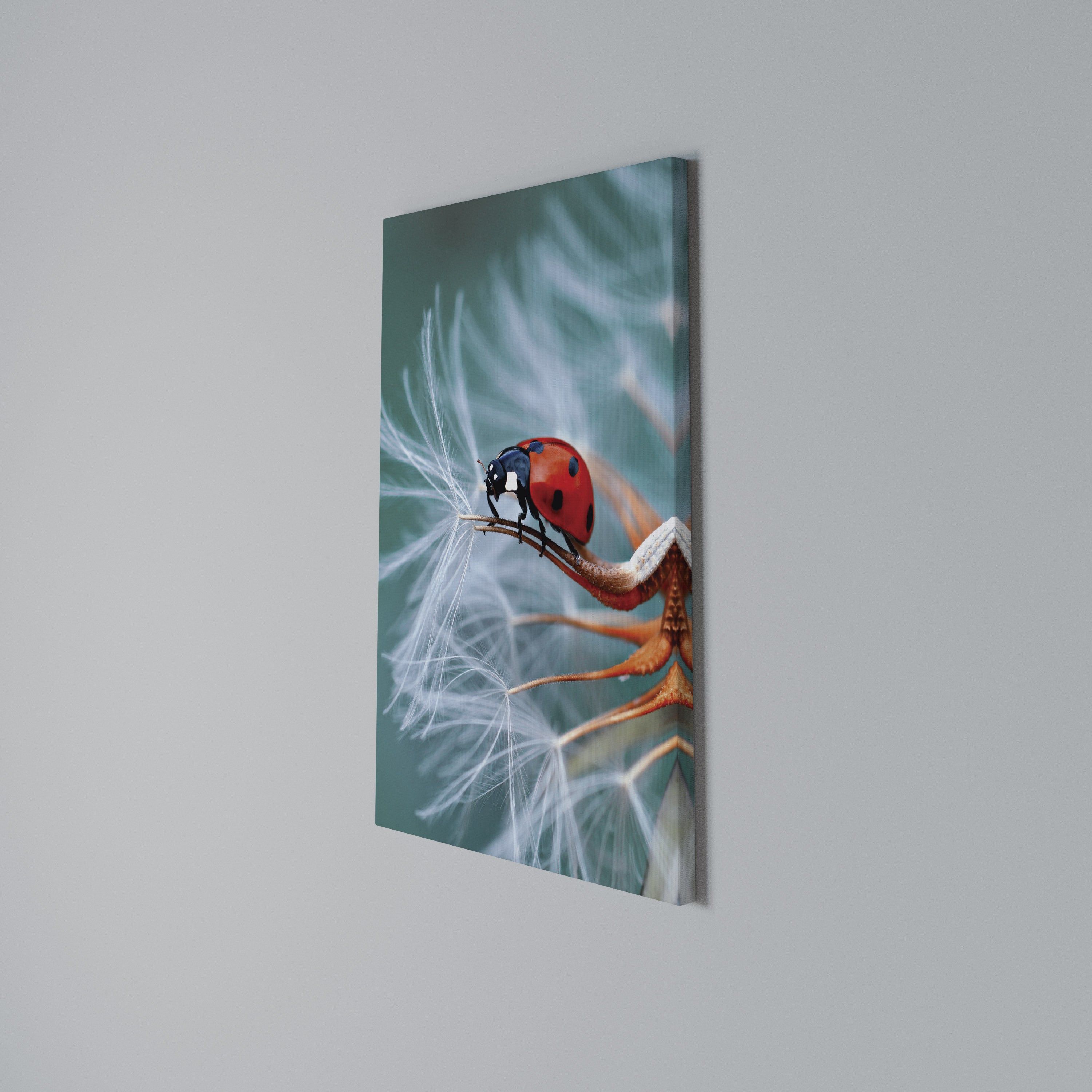 LADYBUG BALANCE Quadro em tela vertical