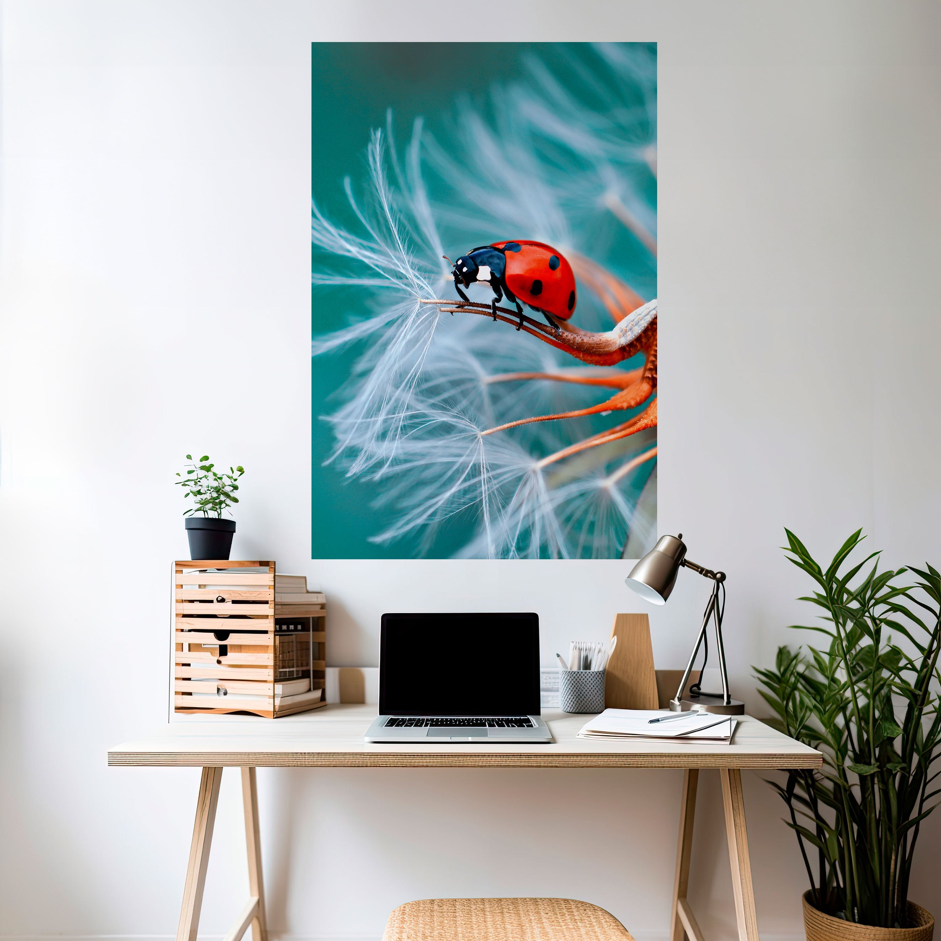 LADYBUG BALANCE Poster Vertical Autocolante