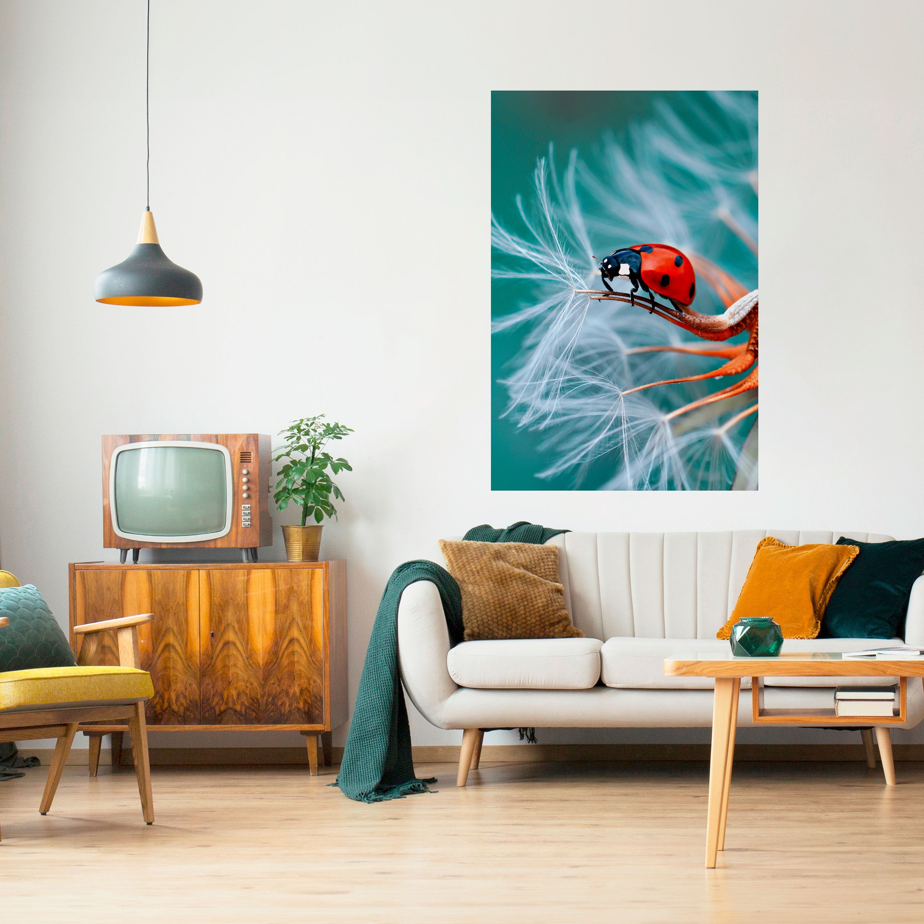 LADYBUG BALANCE Poster Vertical Autocolante