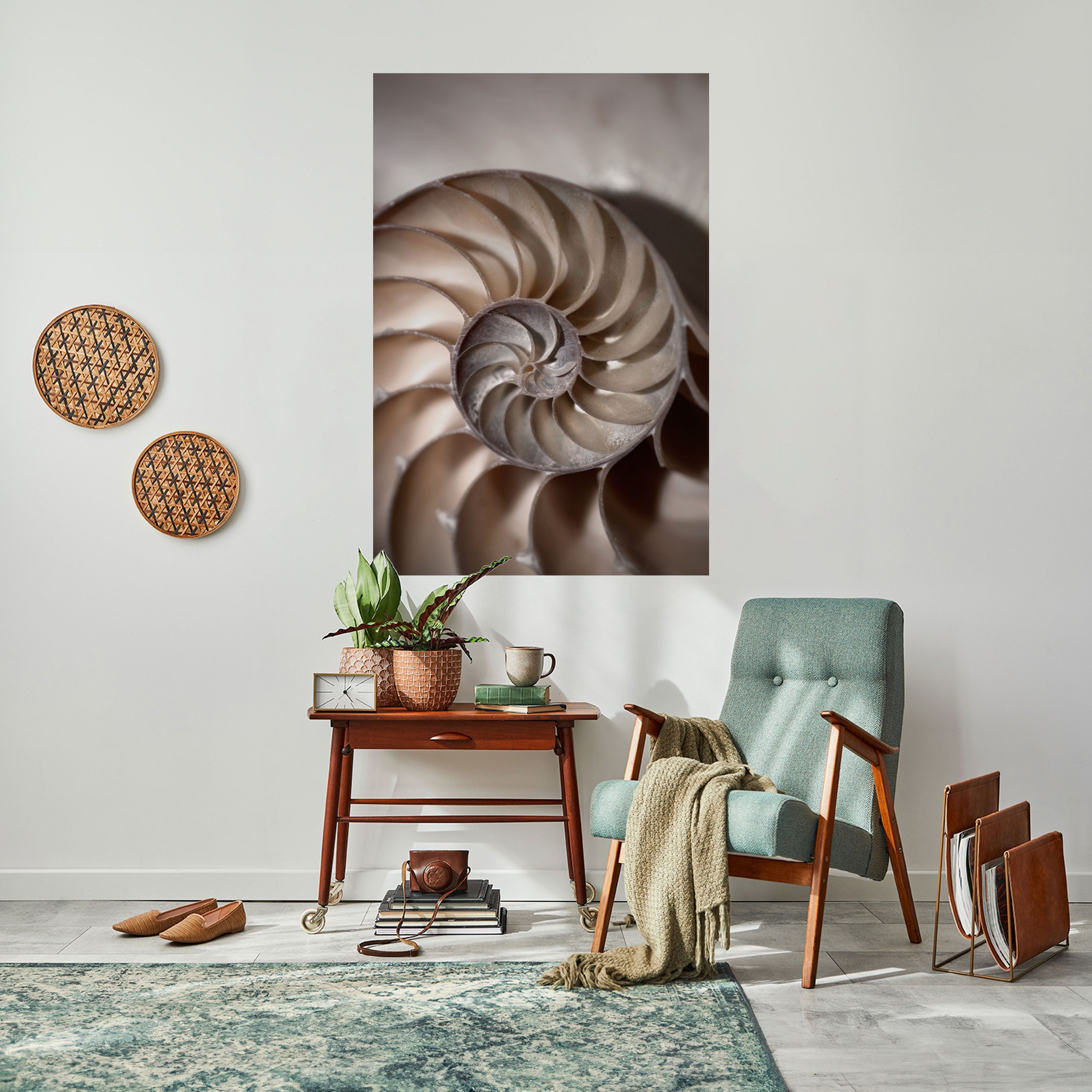 WHISPERS OF SHELLS Poster Vertical Autocolante