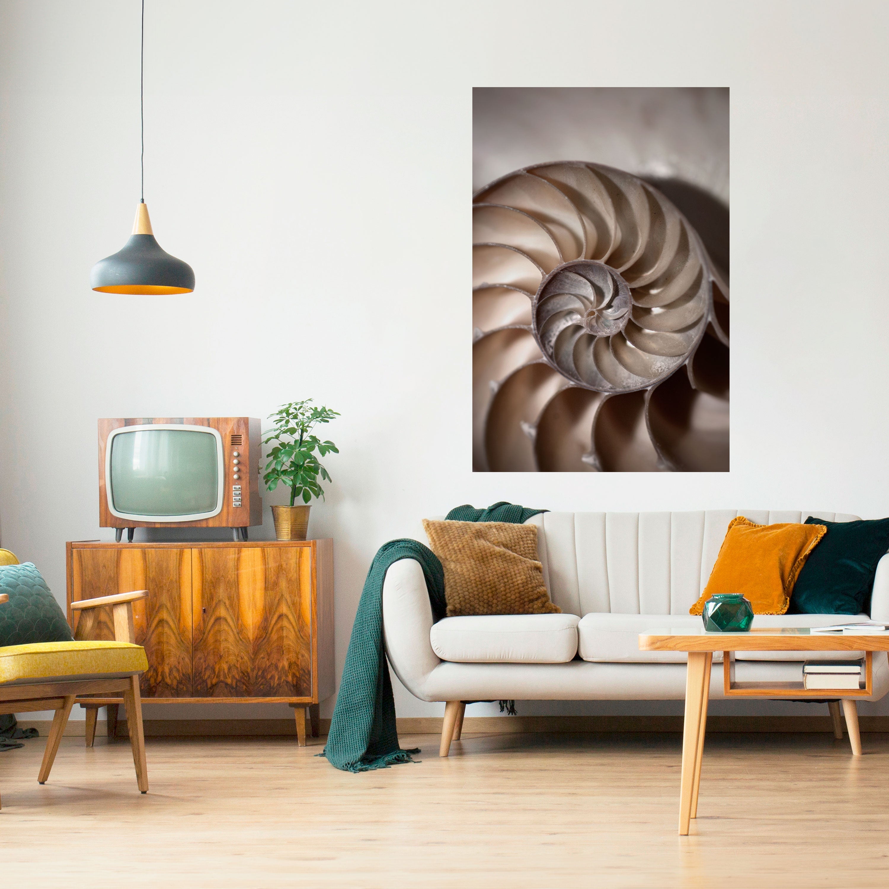 WHISPERS OF SHELLS Poster Vertical Autocolante