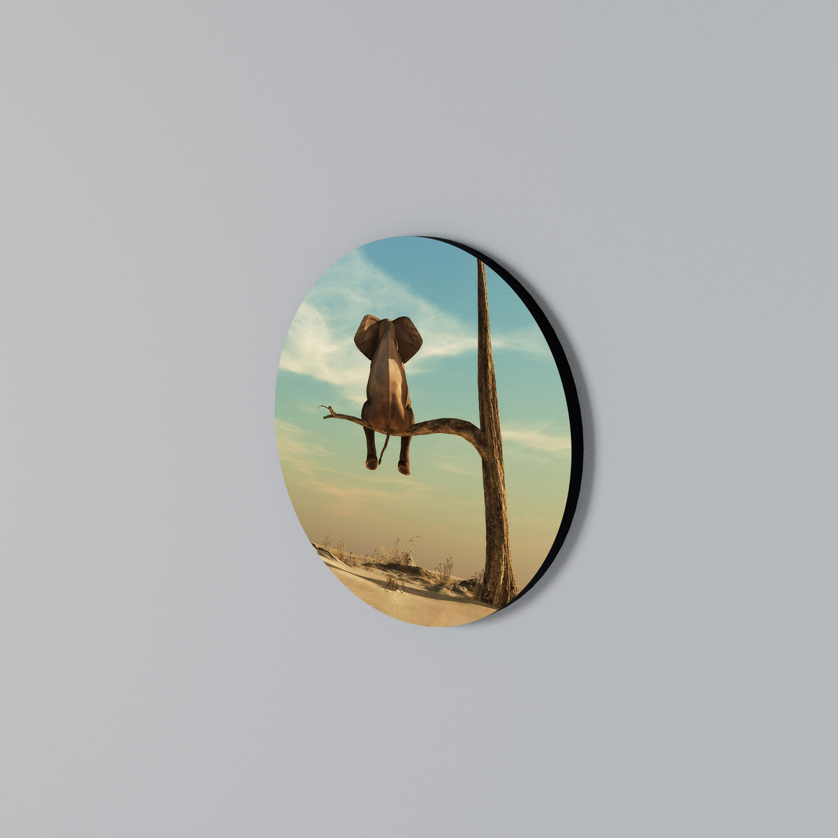 DARE TO DREAM Arte de Parede Redonda