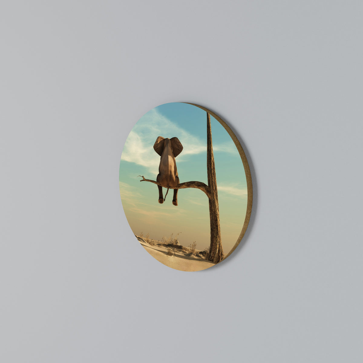 DARE TO DREAM Arte de Parede Redonda