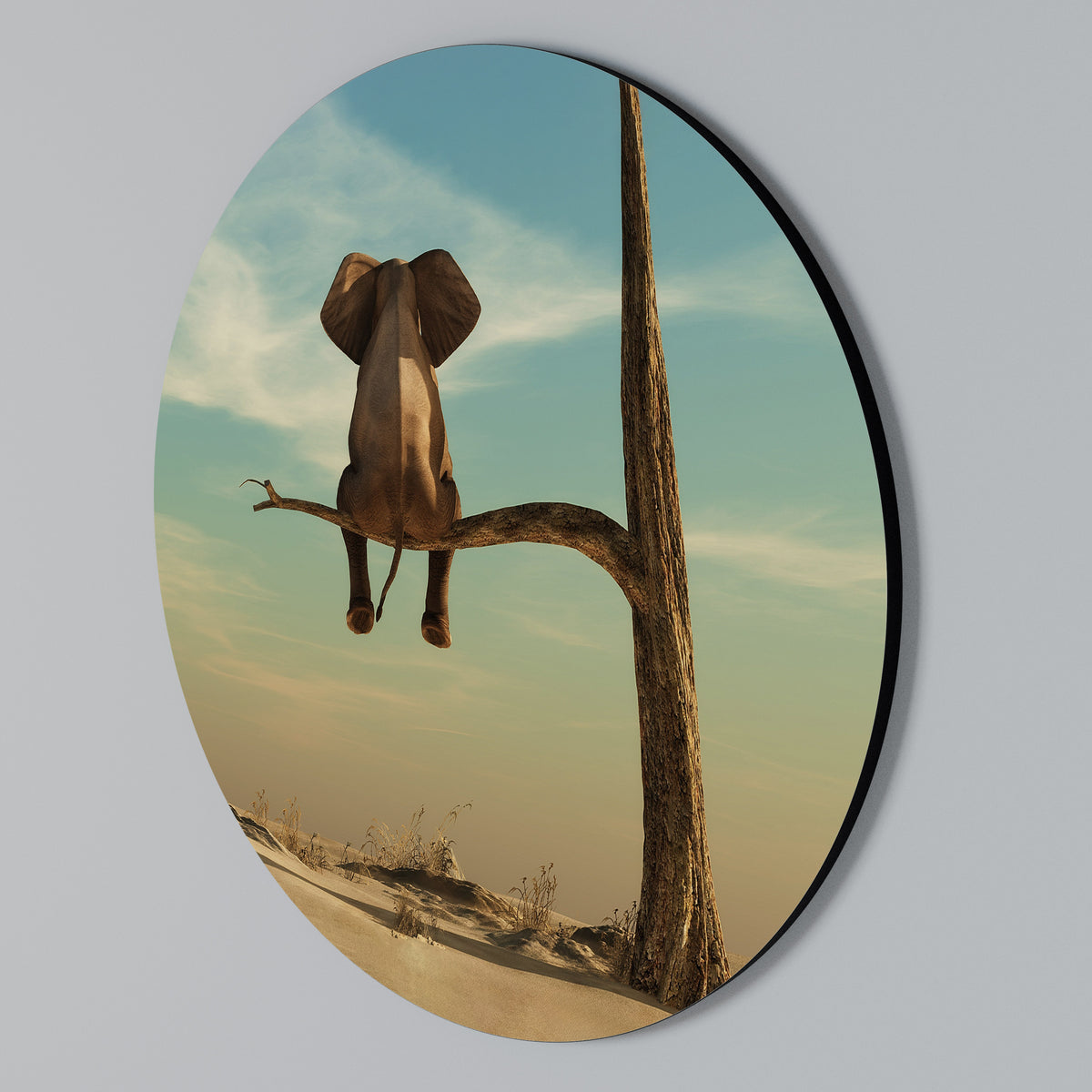 DARE TO DREAM Arte de Parede Redonda