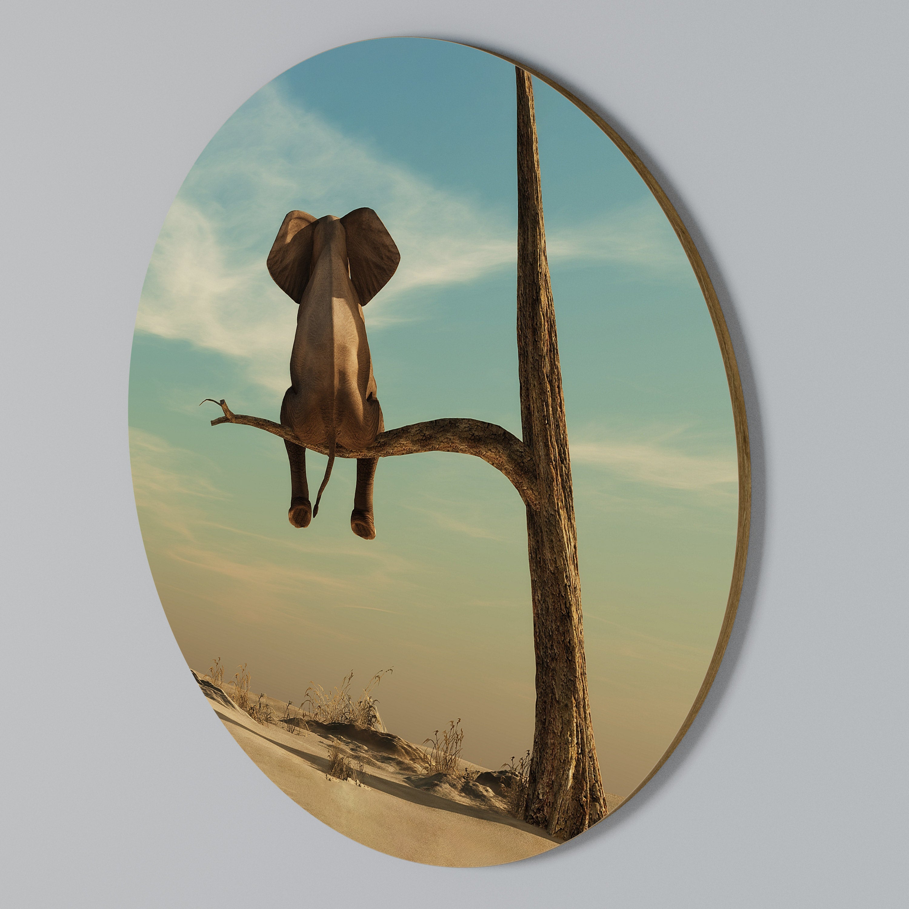 DARE TO DREAM Arte de Parede Redonda