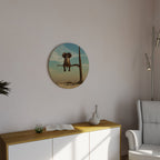DARE TO DREAM Quadro Redondo Decorativo