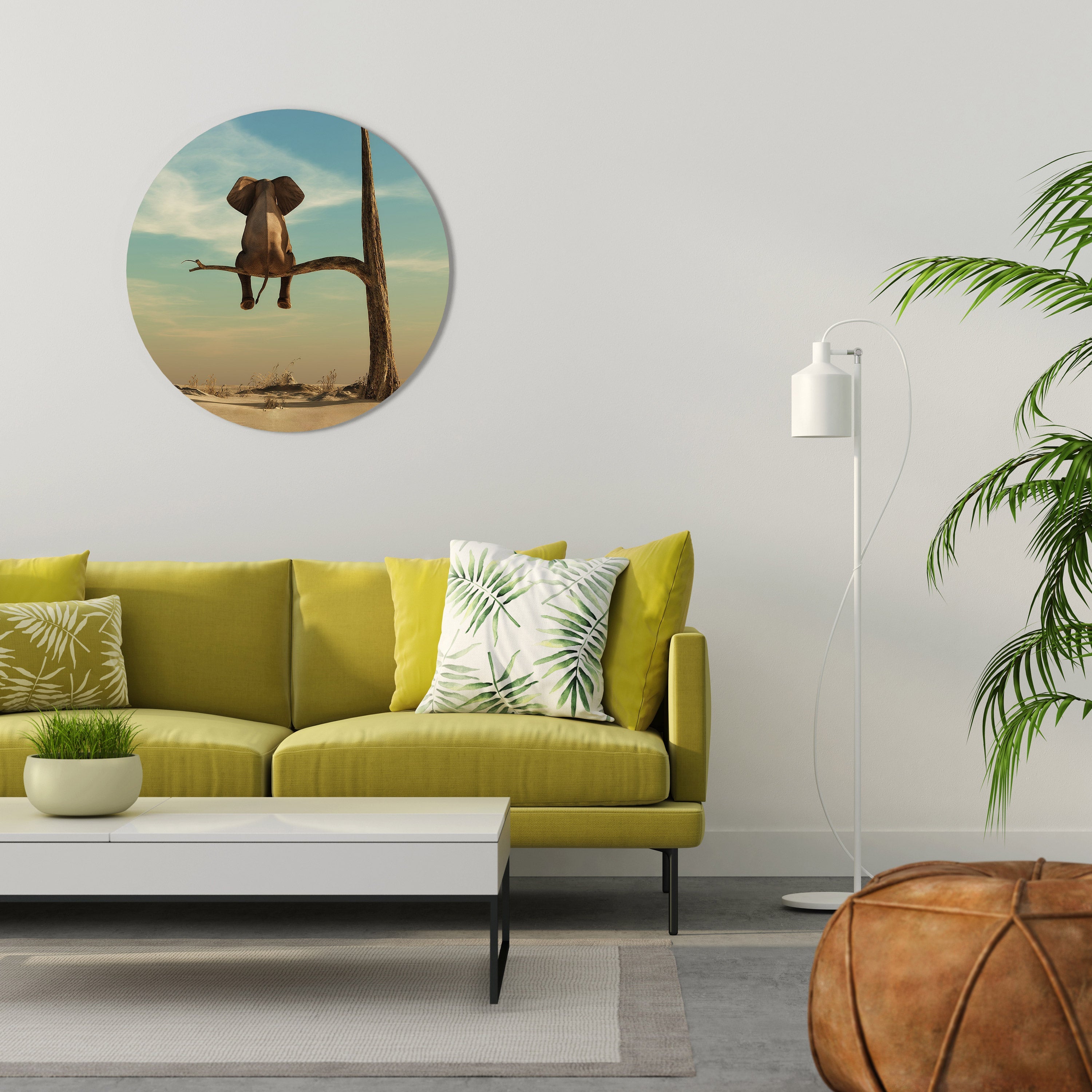 DARE TO DREAM Quadro Redondo Decorativo