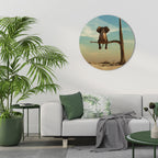 DARE TO DREAM Quadro Redondo Decorativo