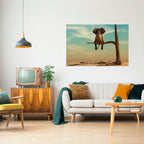 DARE TO DREAM Poster Horizontal Autocolante