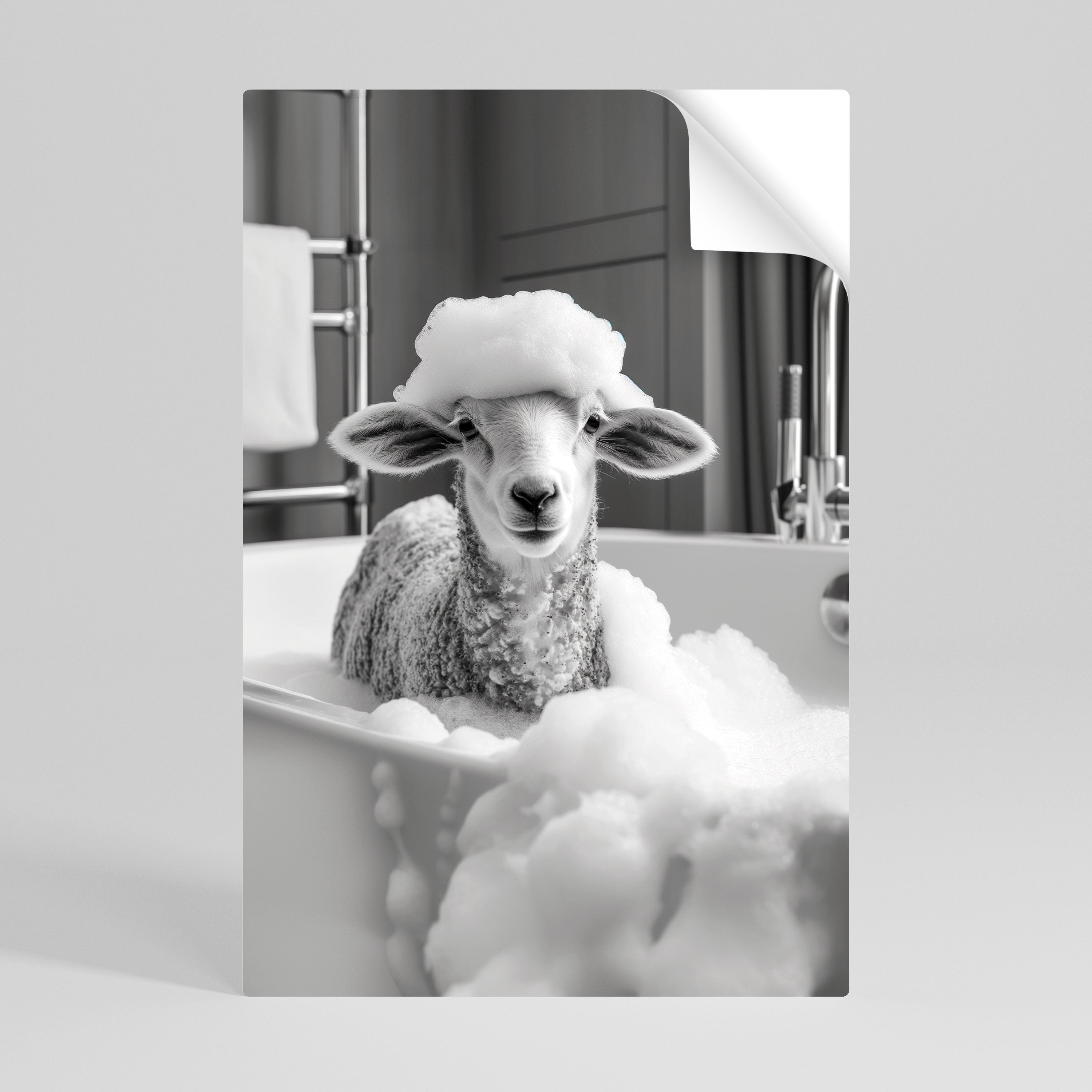 BUBBLE BATH BAA Poster Vertical Autocolante