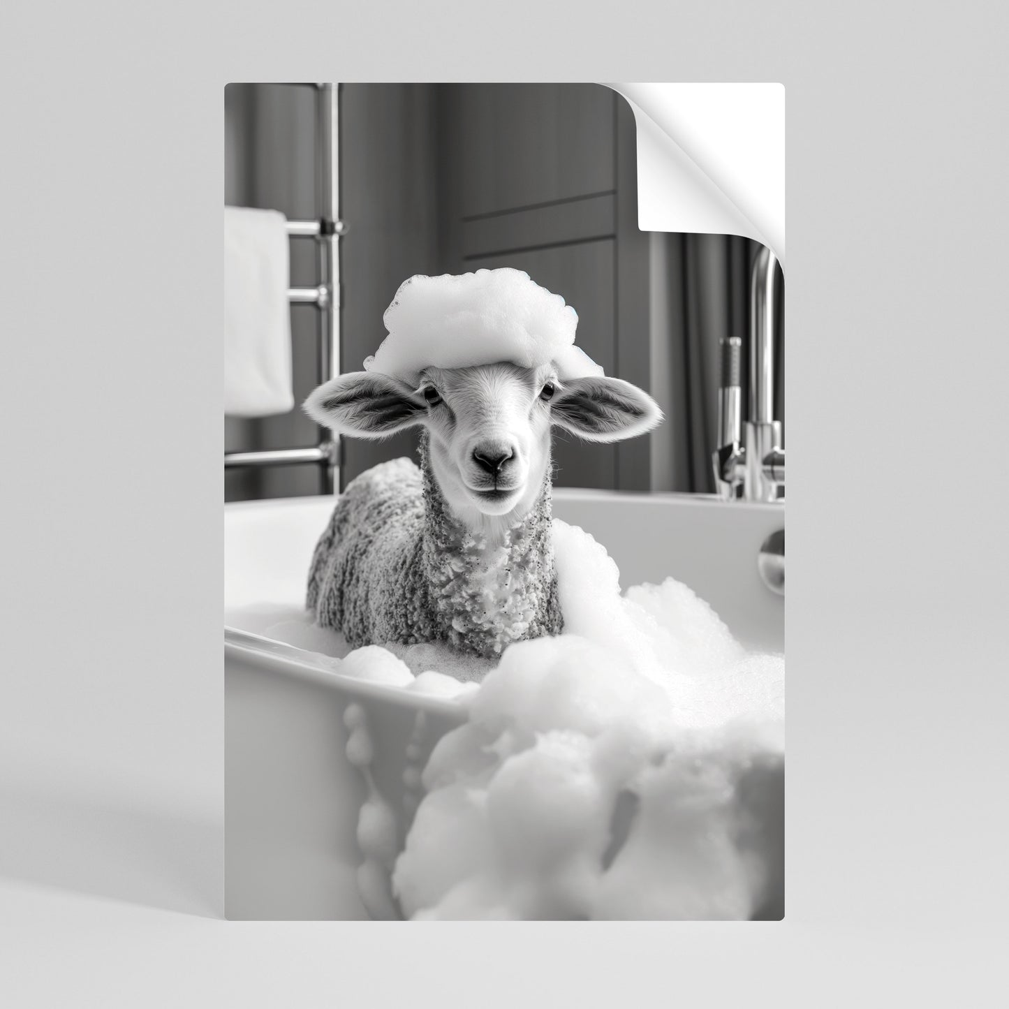 BUBBLE BATH BAA Póster Autocolante Vertical