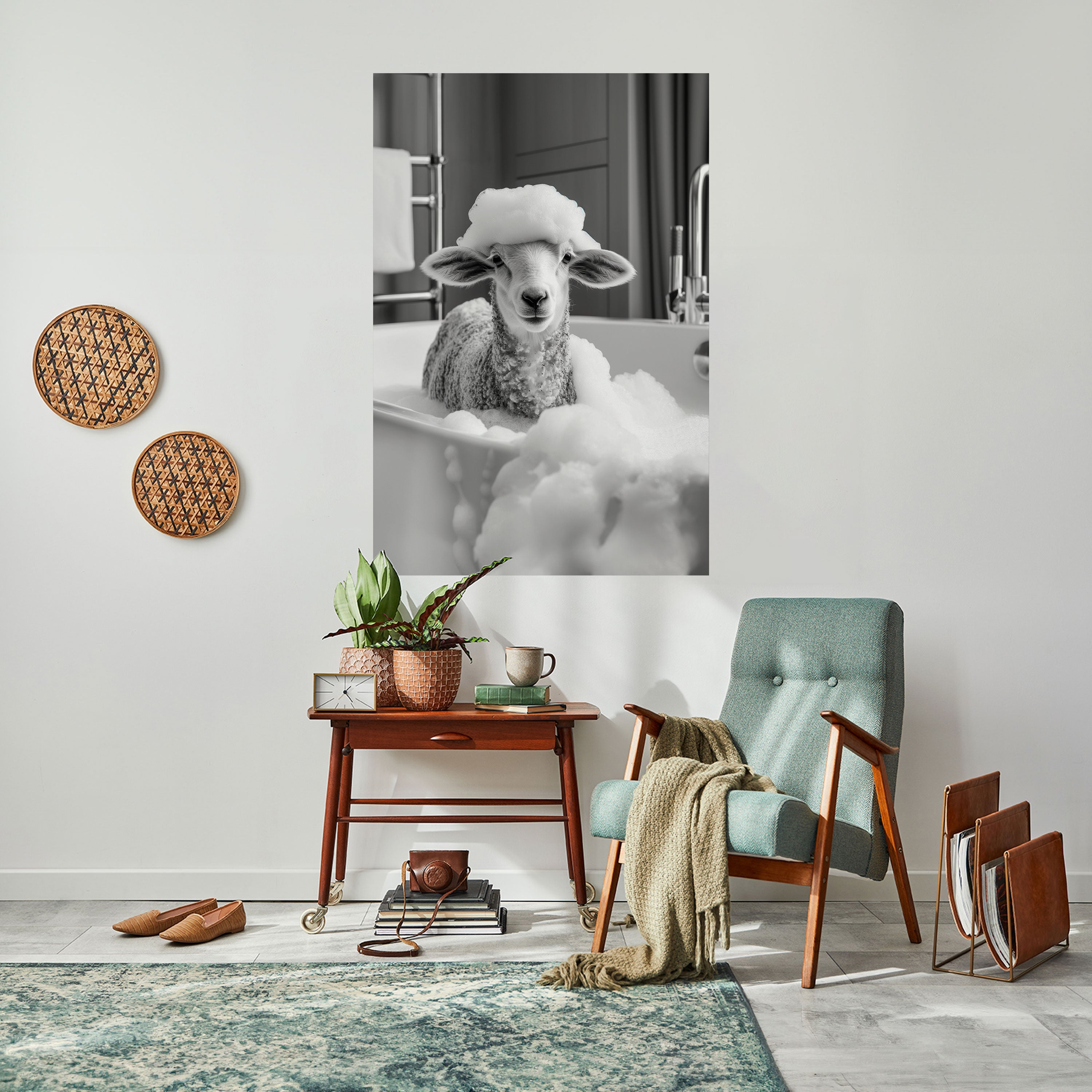 BUBBLE BATH BAA Poster Vertical Autocolante