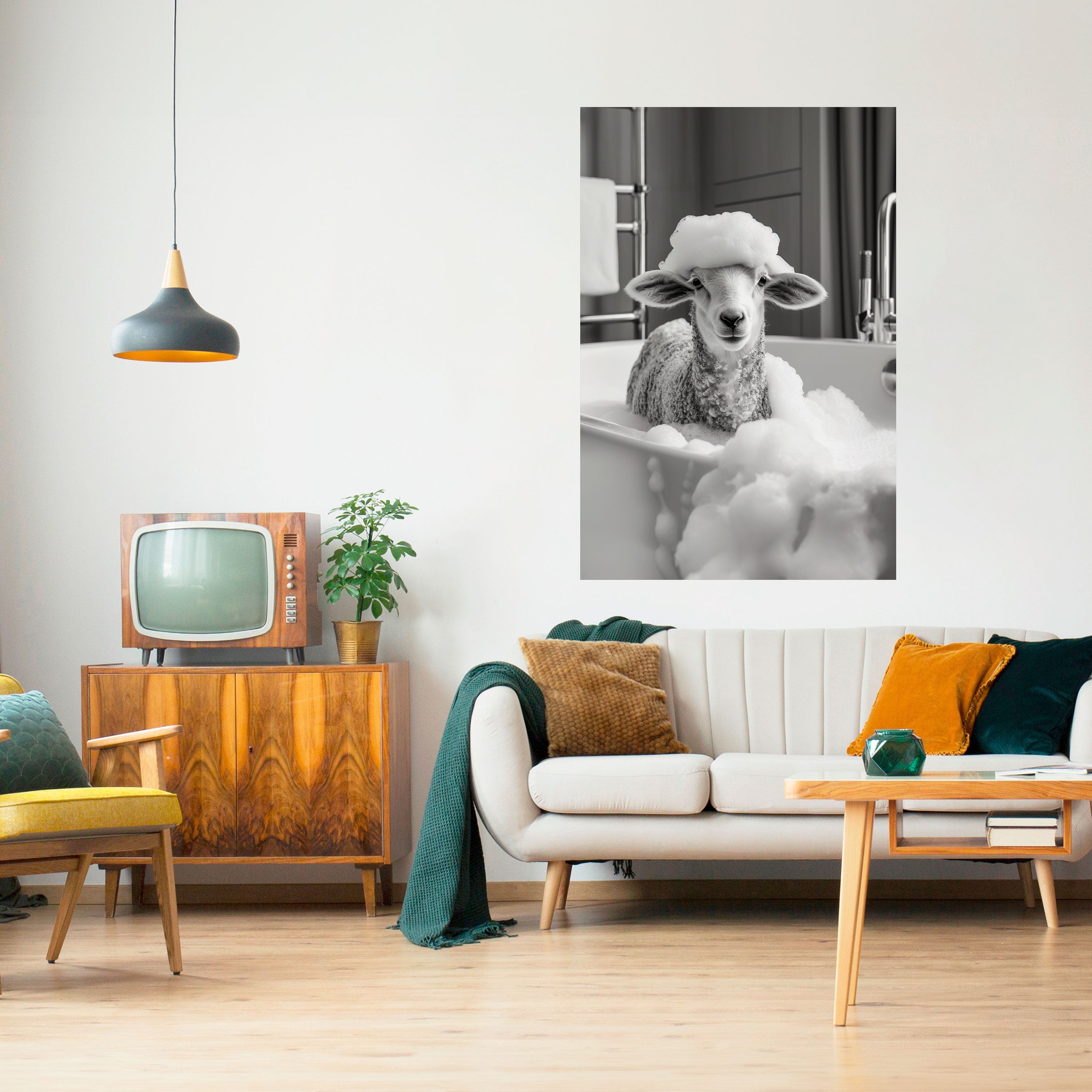 BUBBLE BATH BAA Poster Vertical Autocolante