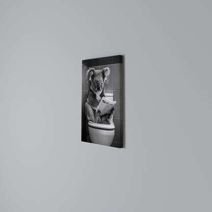 TOILET TIME TALES Quadro em tela vertical