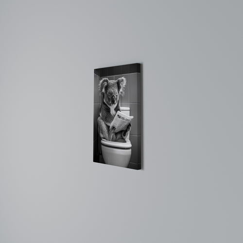 TOILET TIME TALES Quadro em tela vertical