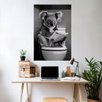 TOILET TIME TALES Poster Vertical Autocolante