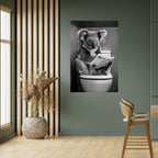 TOILET TIME TALES Poster Vertical Autocolante