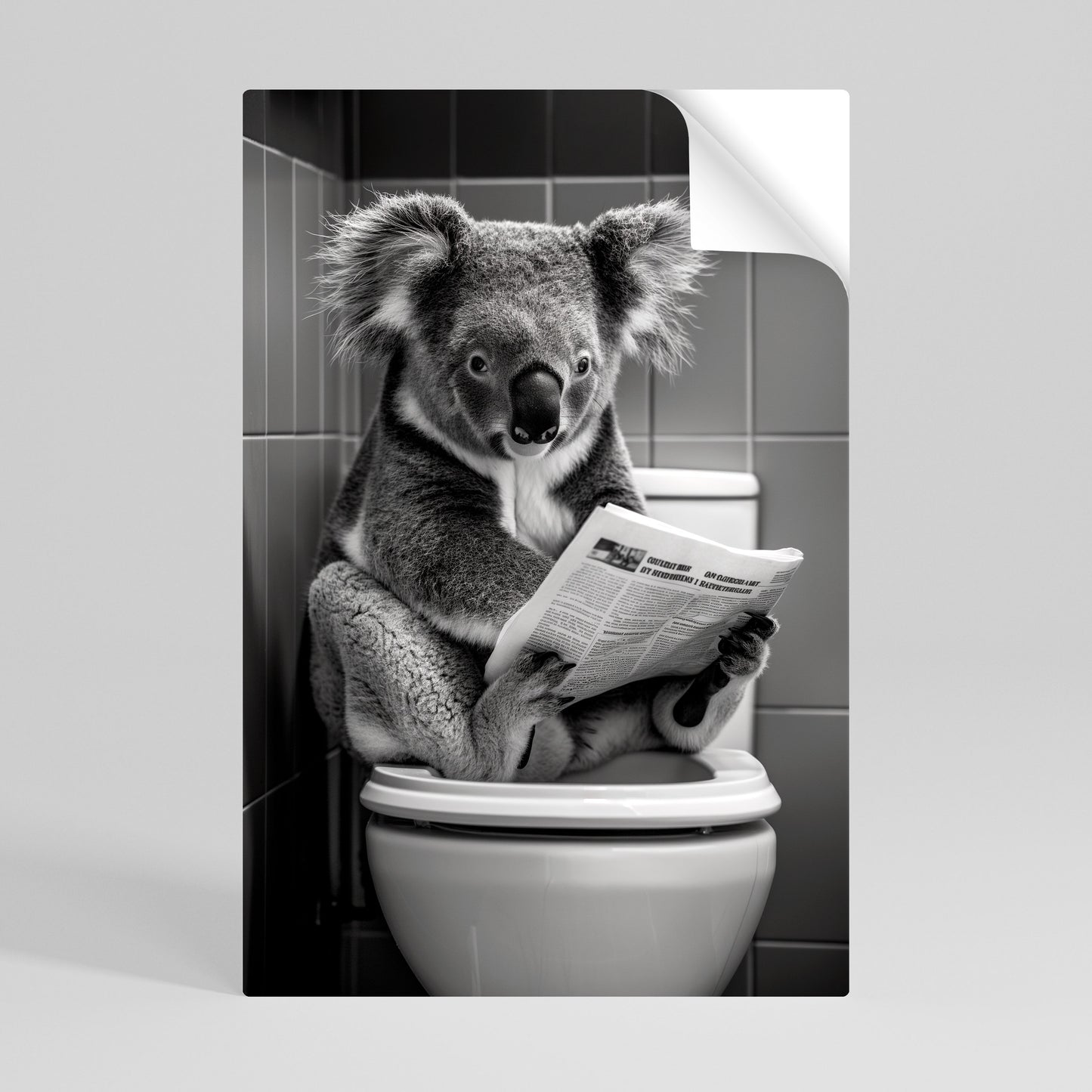 TOILET TIME TALES Póster Autocolante Vertical