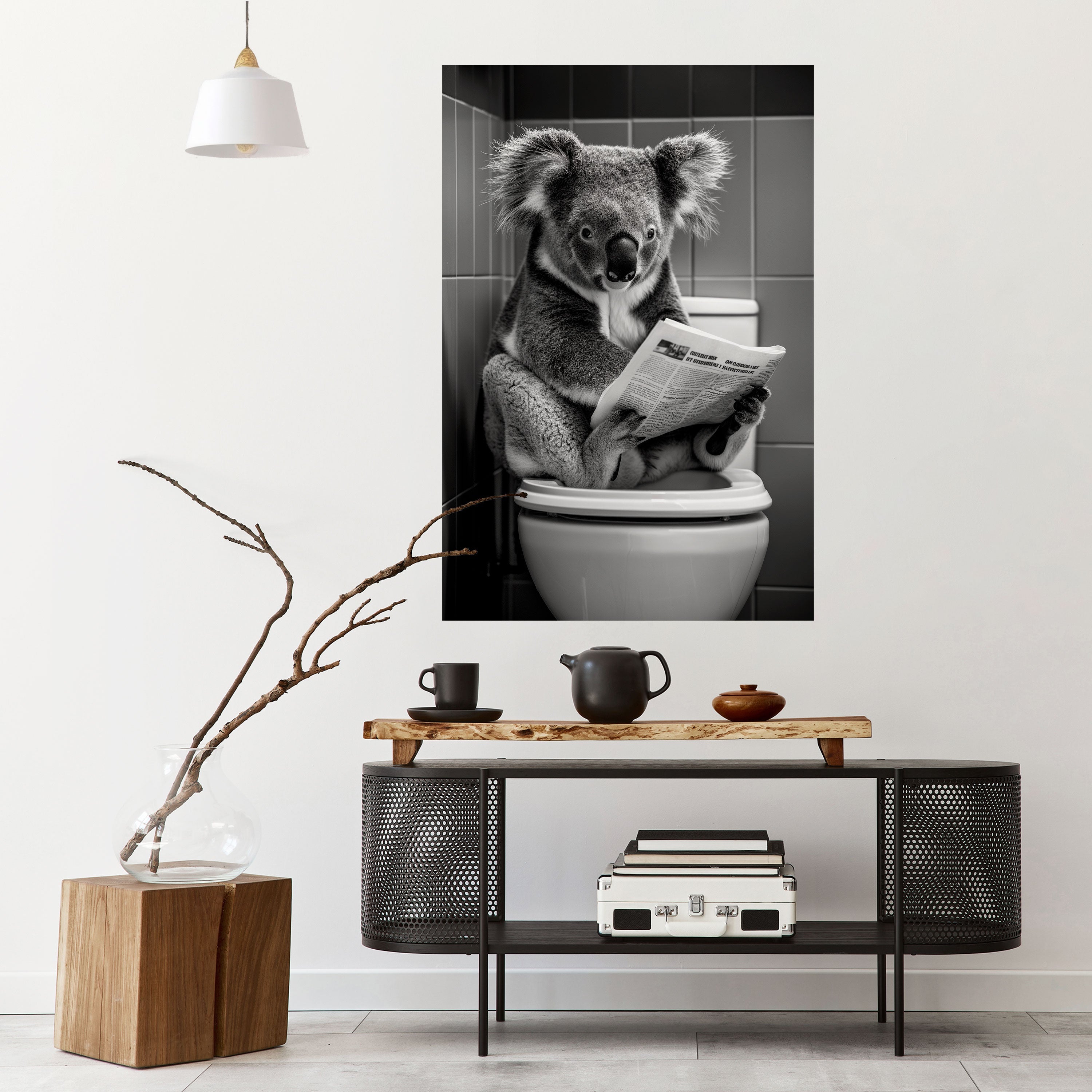 TOILET TIME TALES Poster Vertical Autocolante