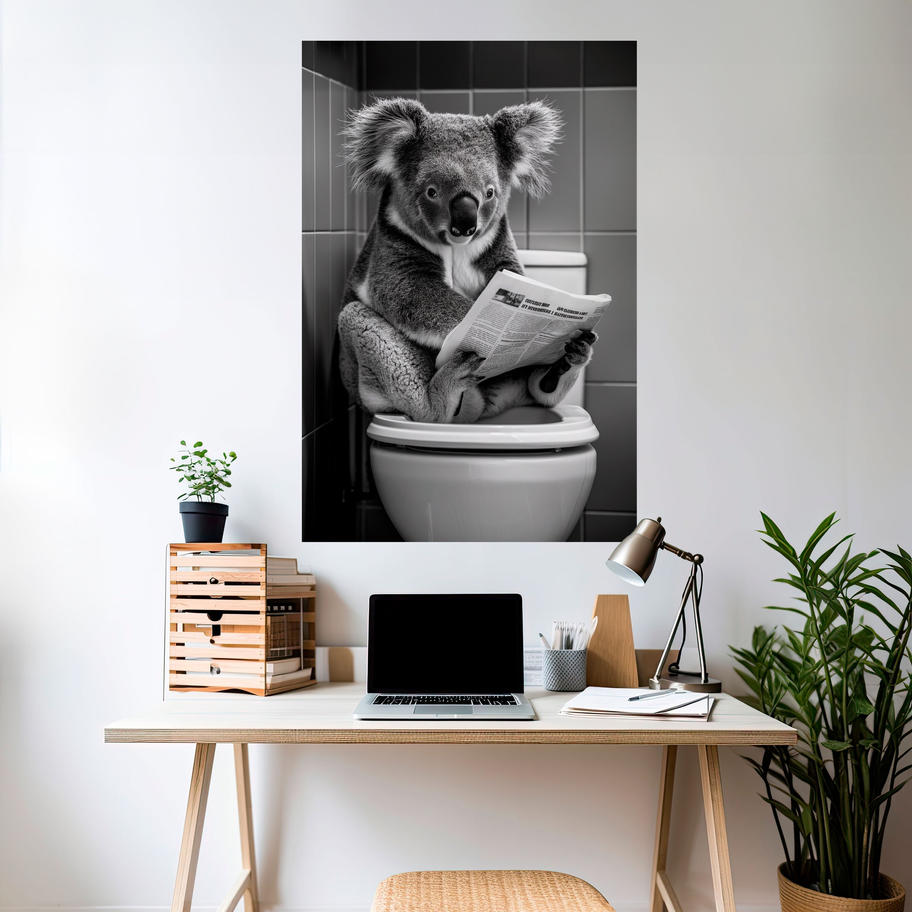 TOILET TIME TALES Poster Vertical Autocolante