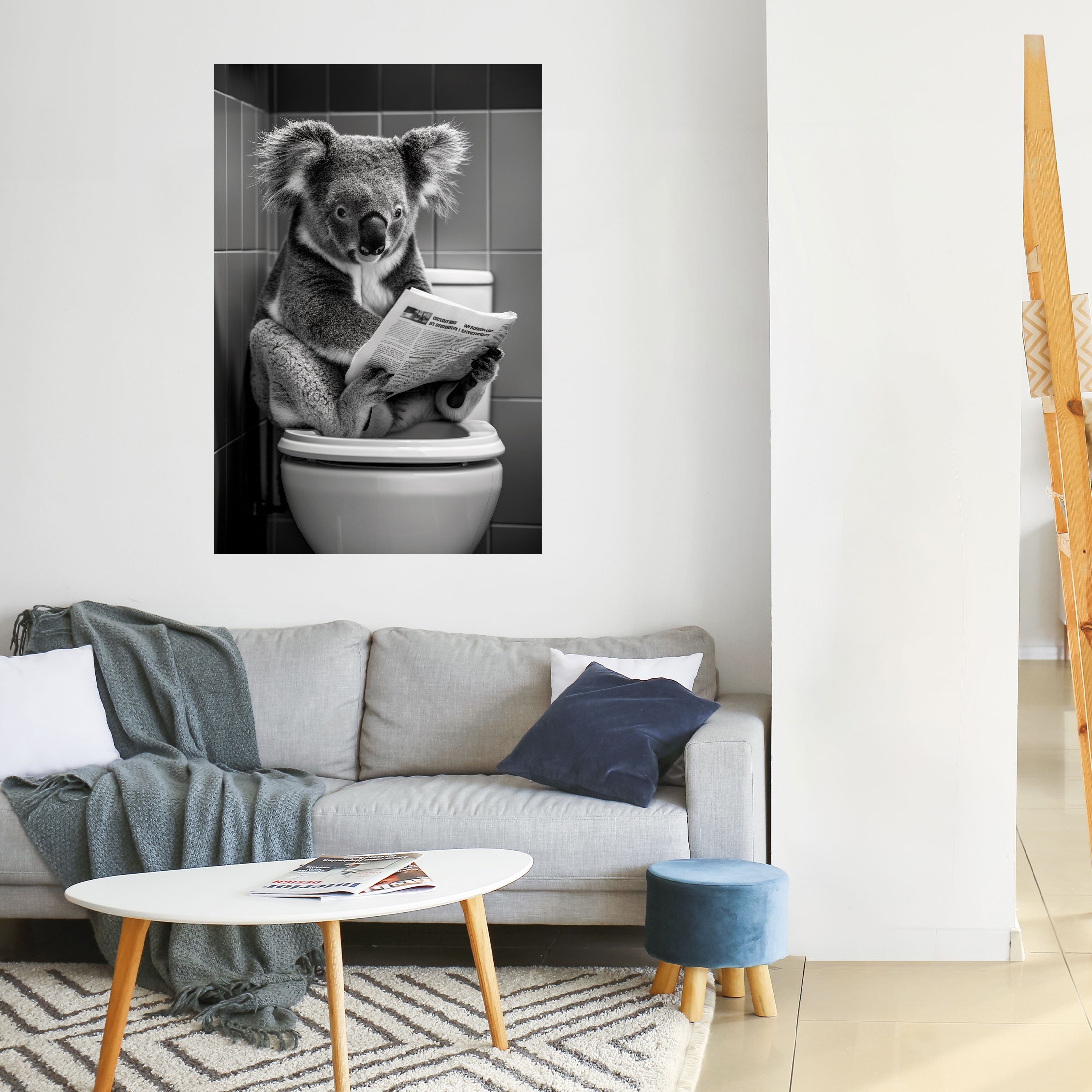 TOILET TIME TALES Poster Vertical Autocolante