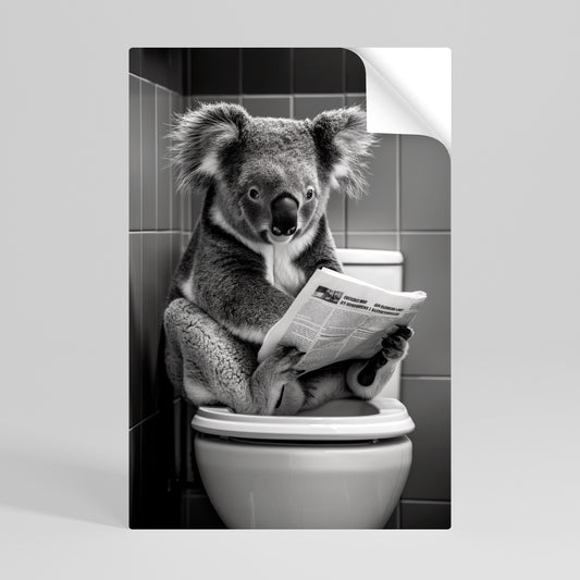 TOILET TIME TALES Póster Autocolante Vertical