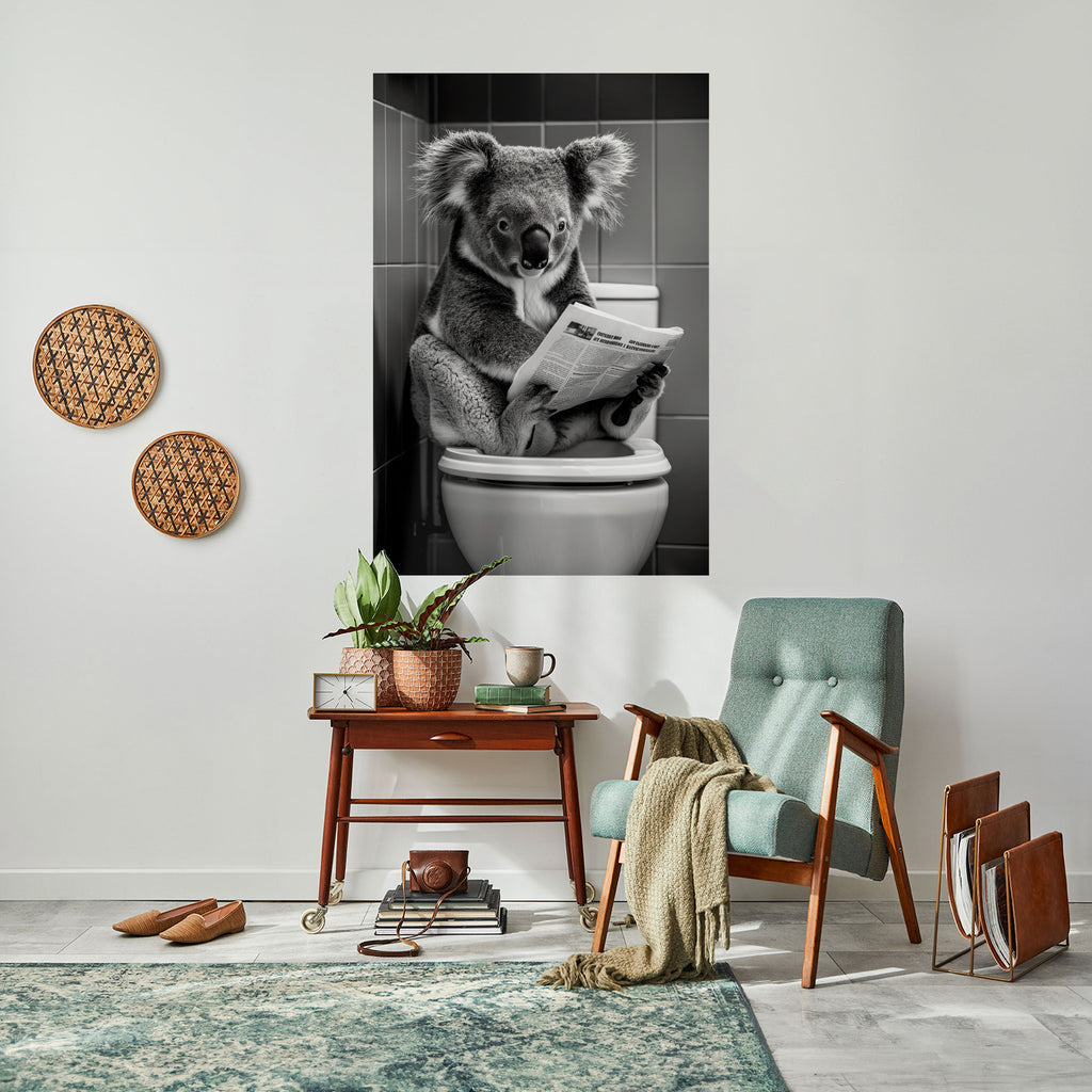 TOILET TIME TALES Poster Vertical Autocolante