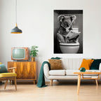 TOILET TIME TALES Poster Vertical Autocolante