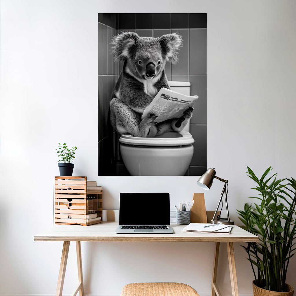 TOILET TIME TALES Poster Vertical Autocolante