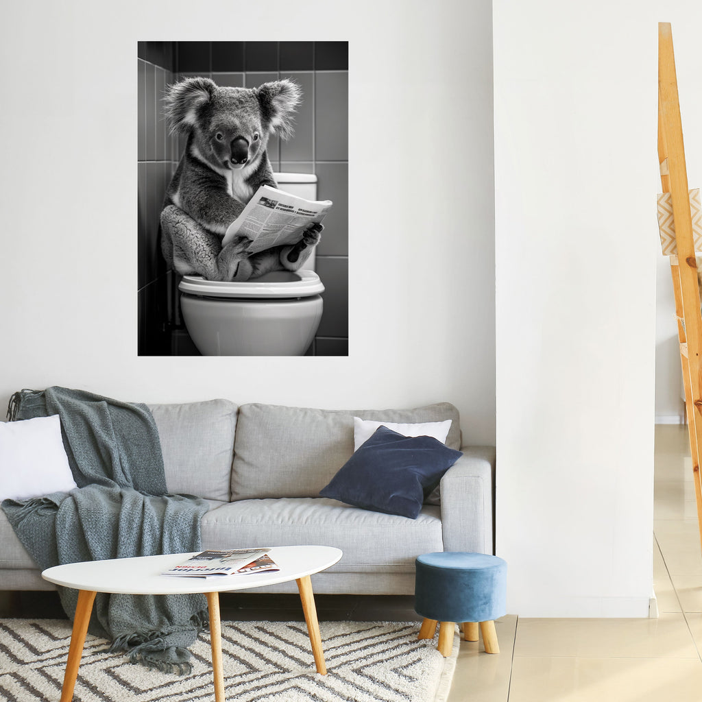 TOILET TIME TALES Poster Vertical Autocolante