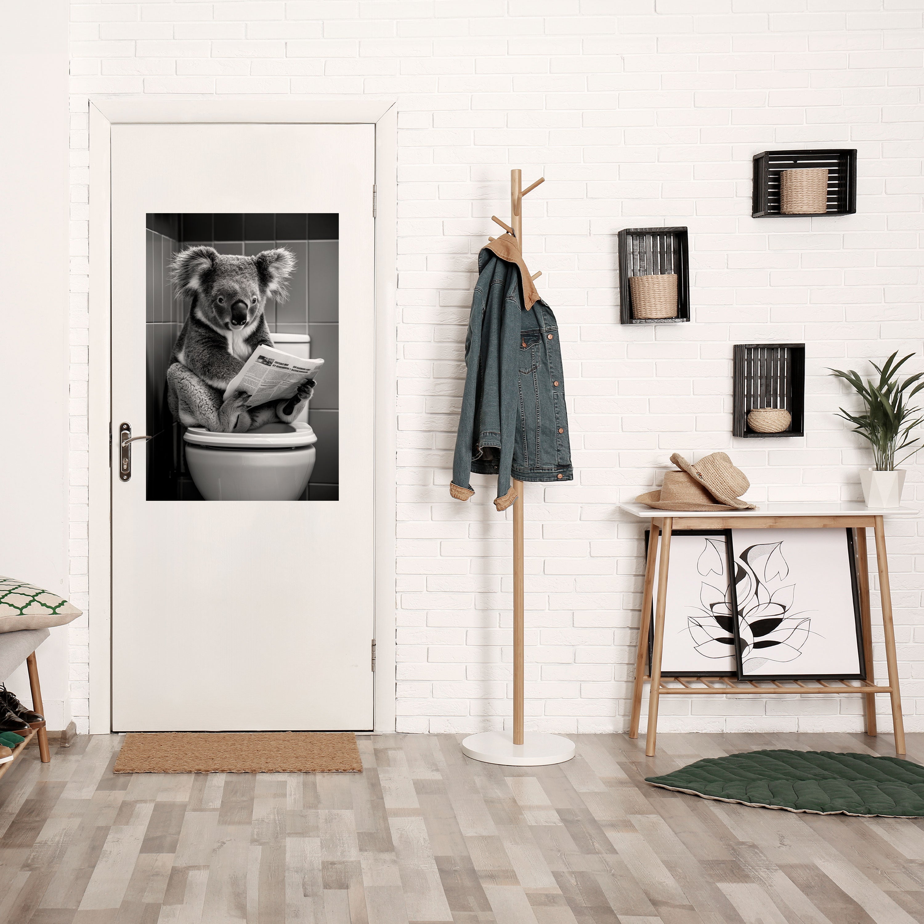 TOILET TIME TALES Poster Vertical Autocolante