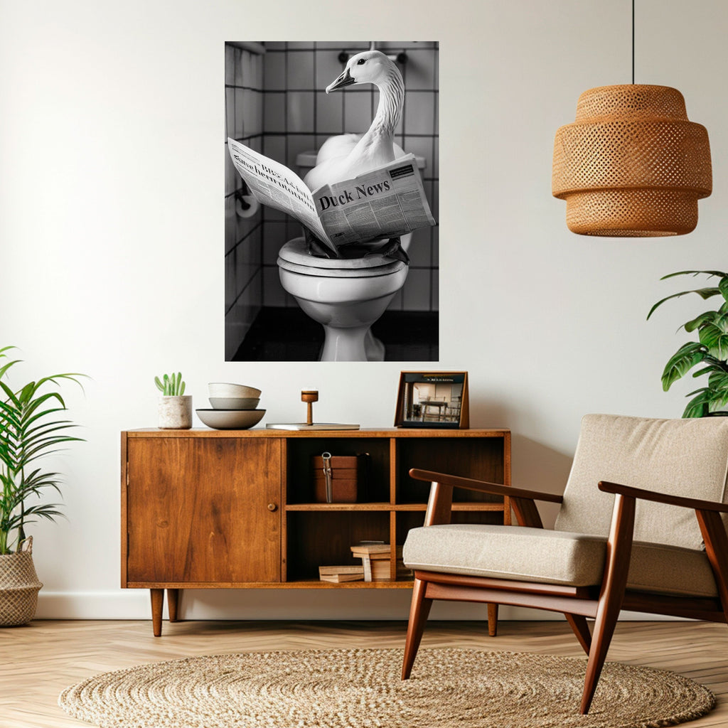 DUCKTAILS AND TIDBITS Poster Vertical Autocolante