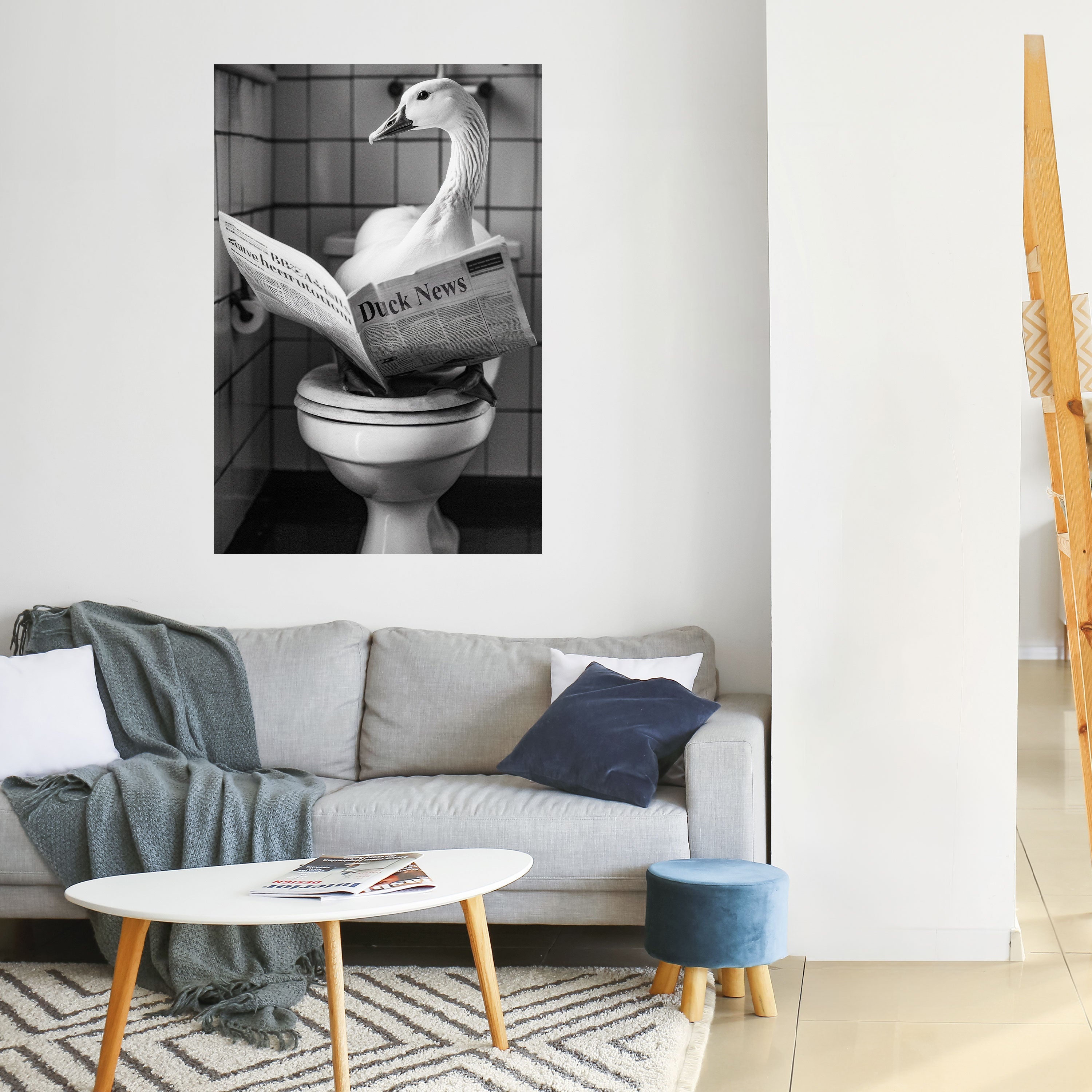 DUCKTAILS AND TIDBITS Poster Vertical Autocolante