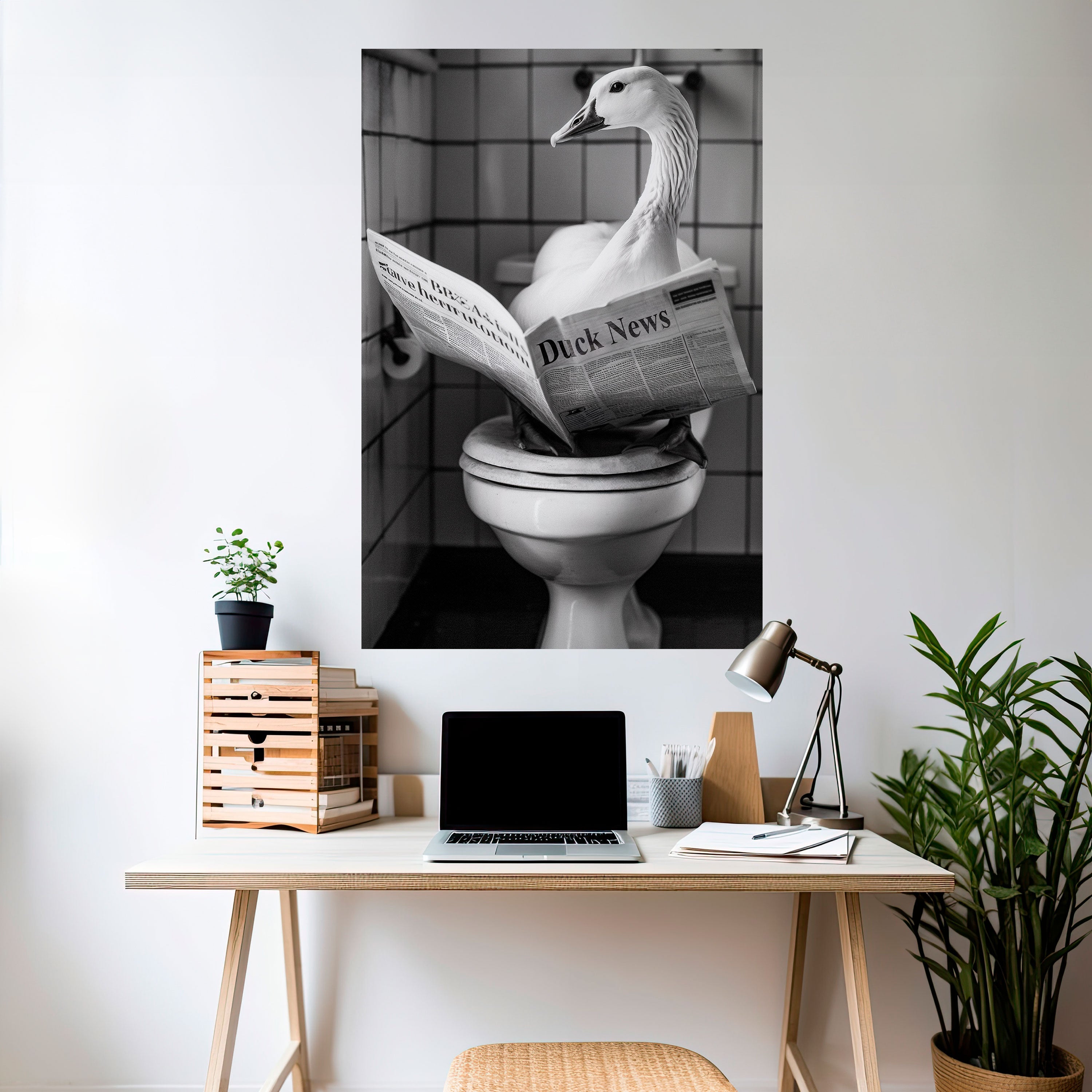 DUCKTAILS AND TIDBITS Poster Vertical Autocolante