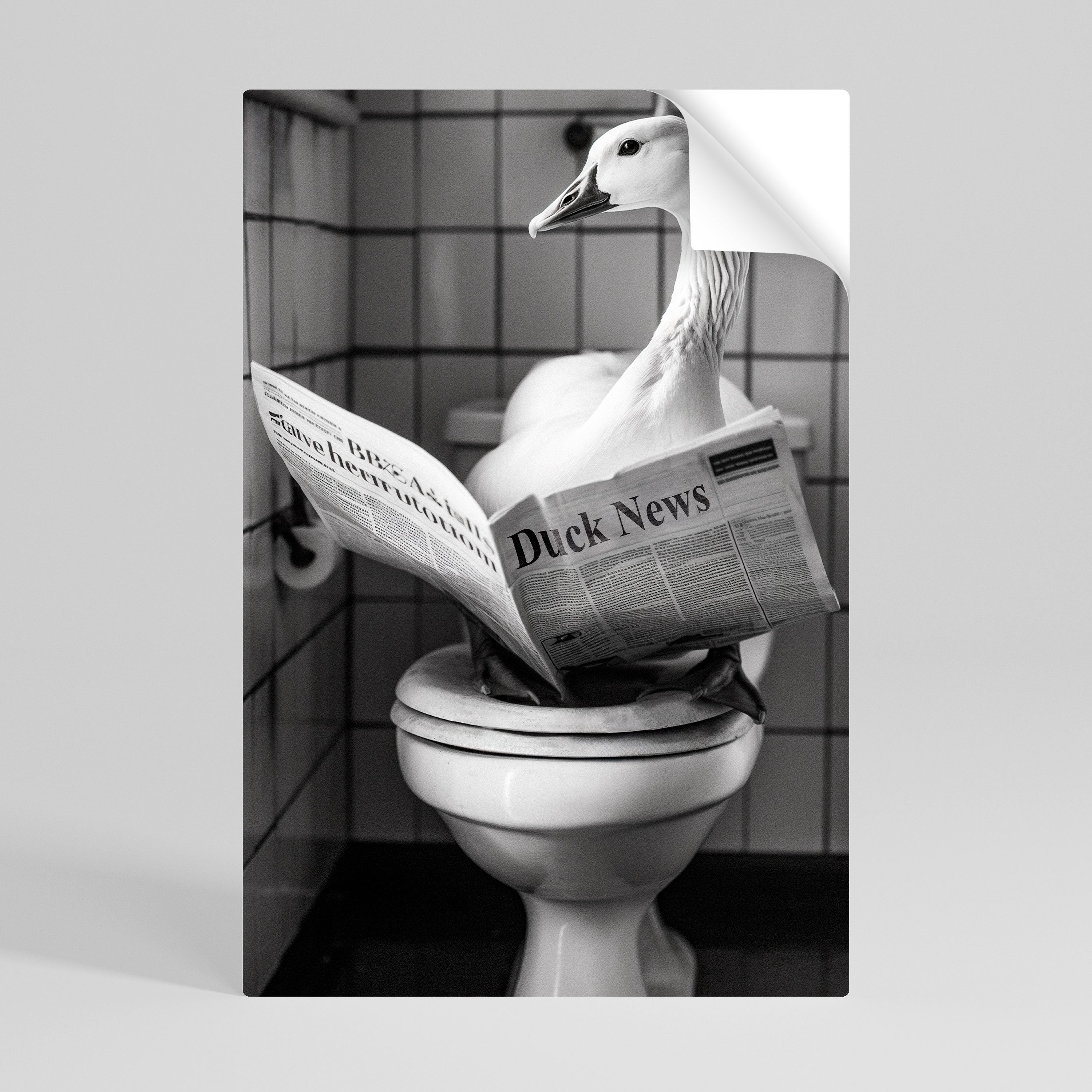 DUCKTAILS AND TIDBITS Poster Vertical Autocolante