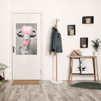 BUBBLEGUM BOVINE BLISS Poster Vertical Autocolante