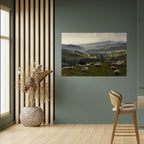 SHEEP IN SERENITY Peel and Stick Horizontal Poster
