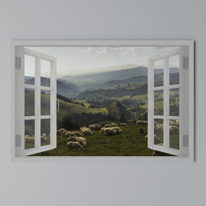 WILD PASTURES VIEW Horizontal Canvas Print