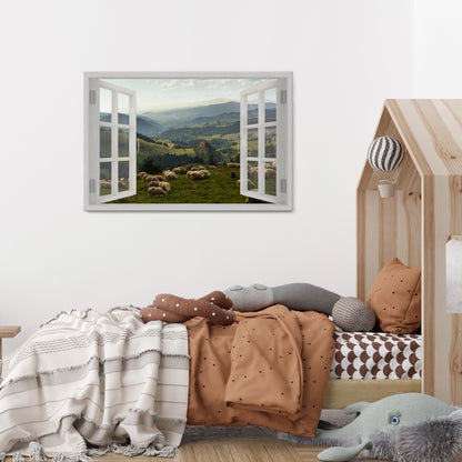 WILD PASTURES VIEW Horizontal Canvas Print