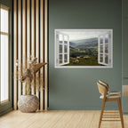 WILD PASTURES VIEW Peel and Stick Horizontal Poster