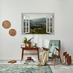 WILD PASTURES VIEW Peel and Stick Horizontal Poster