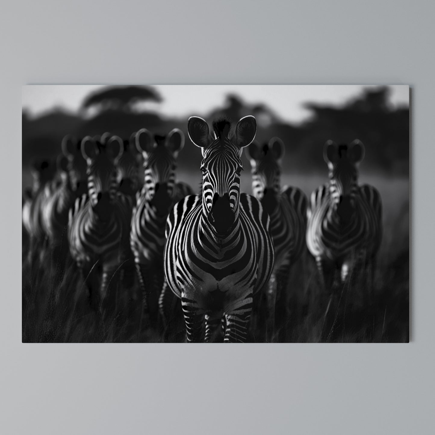 STRIPED SYMPHONY SAGA Horizontal Canvas Print