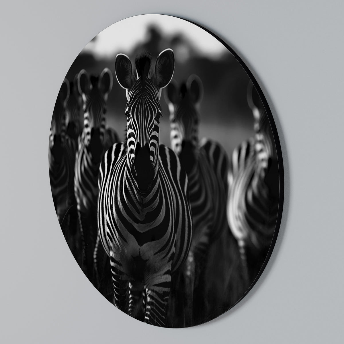 STRIPED SYMPHONY SAGA Arte de Parede Redonda