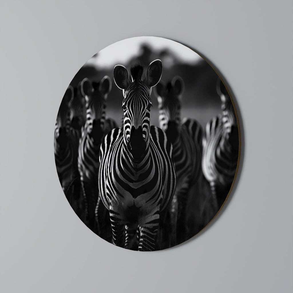 STRIPED SYMPHONY SAGA Quadro Redondo Decorativo