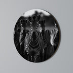 STRIPED SYMPHONY SAGA Quadro Redondo Decorativo